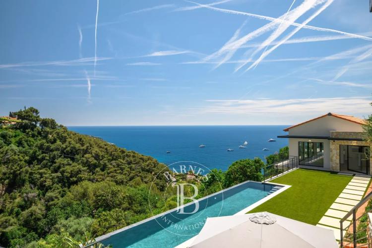 ROQUEBRUNE CAP MARTIN - VILLA CONTEMPORAINE - SECTEUR SERRET - VUE MER PANORAMIQUE