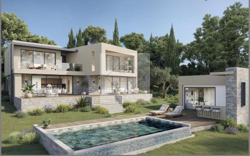 Villa contemporaine neuve d’exception au sein d’un domaine privé