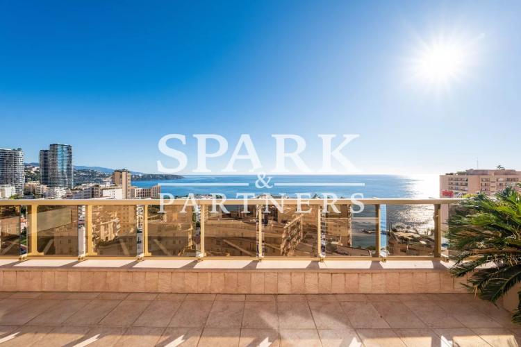 Monaco - La Rousse - Penthouse avec vue mer panoramique