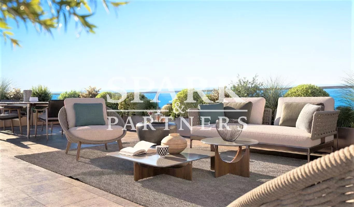 Monaco - La Rousse - Penthouse avec vue mer panoramique