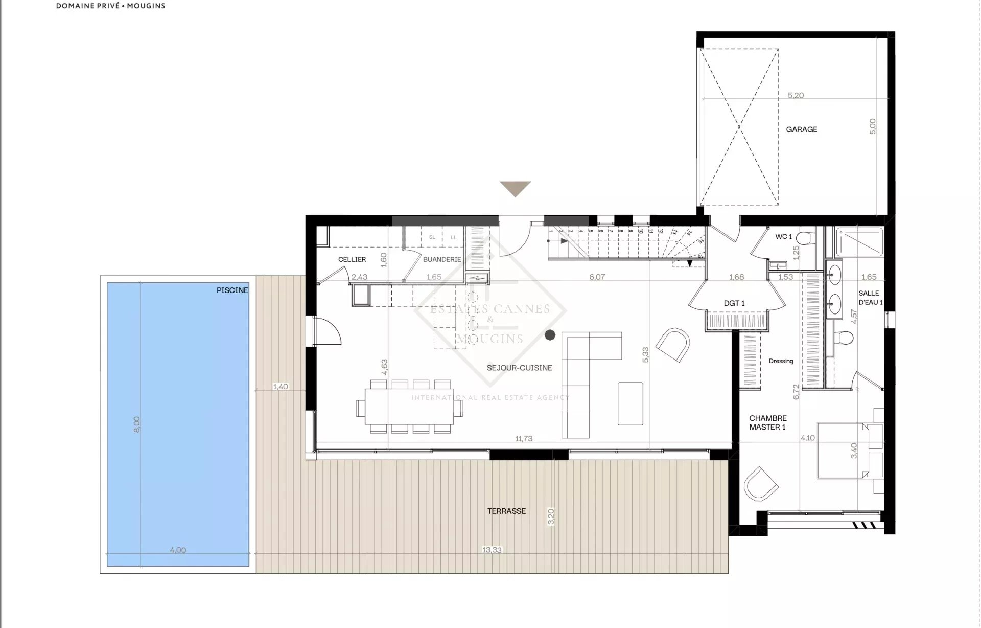 MOUGINS – VILLA CONTEMPORAINE NEUVE AVEC ACCÈS PRIVATIF DANS UN ENVIRONNEMENT PRIVILÉGIÉ