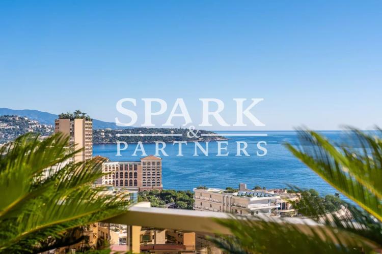 Monaco - La Rousse - Penthouse avec vue mer panoramique