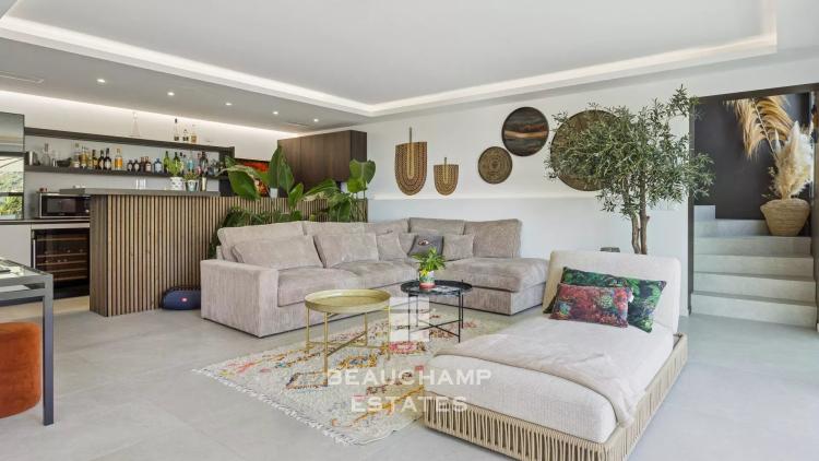Villa contemporaine 4 chambres avec vue mer panoramique - Èze