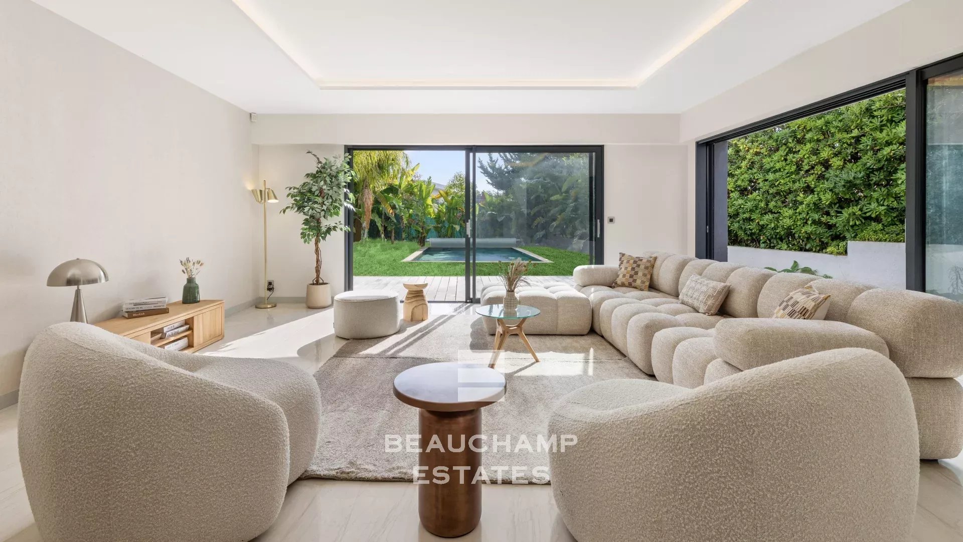 Appartement 4 chambres avec jardin et piscine - Saint-Jean-Cap-Ferrat