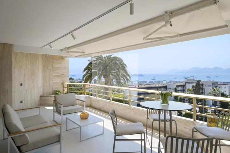 CANNES Californie - Vue panoramique mer  et environnement Cannes !