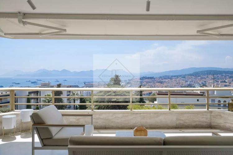 CANNES Californie - Vue panoramique mer  et environnement Cannes !