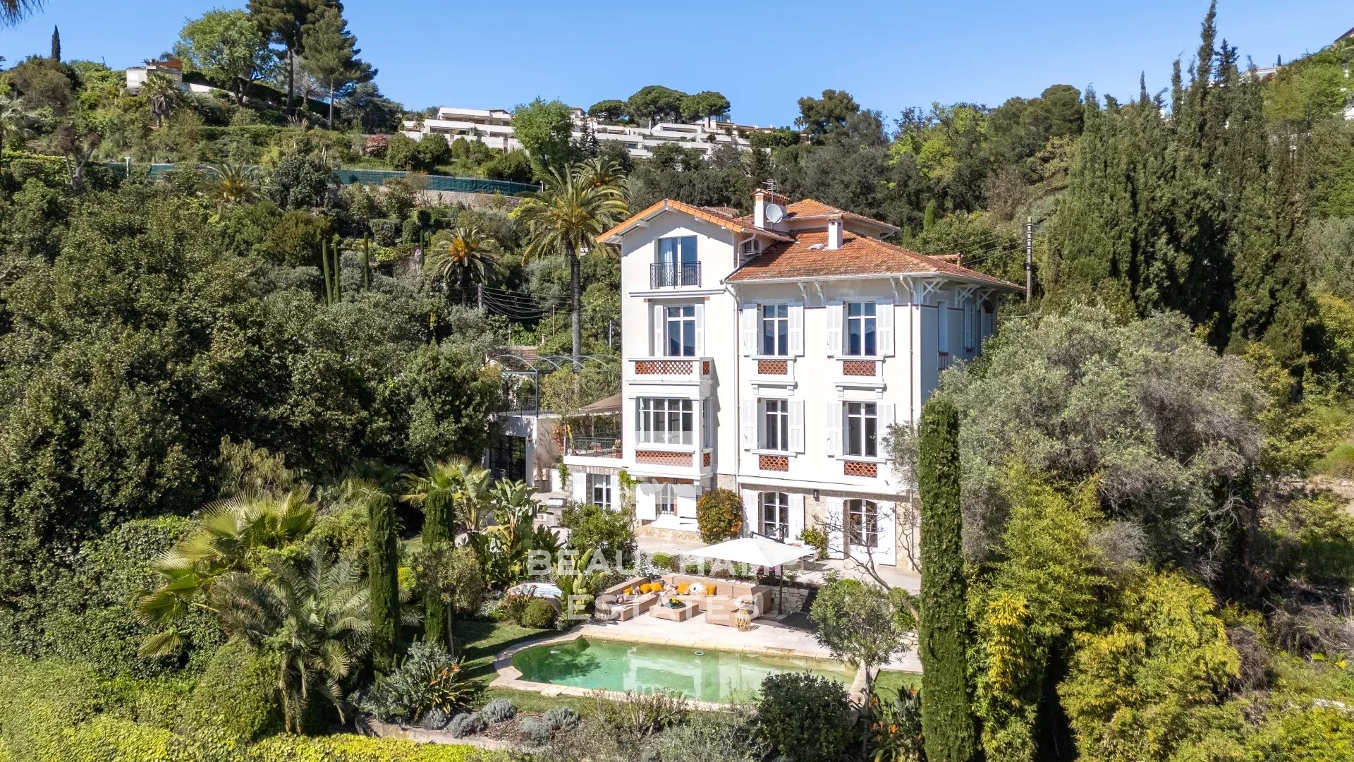 Villa Belle Epoque 5 chambres avec vue mer panoramique - Cannes