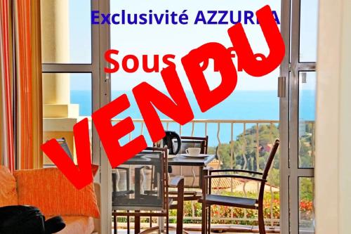 Sous offre RARE Agay Cap Esterel grand studio cabine vue mer panoramique. idéal PMR