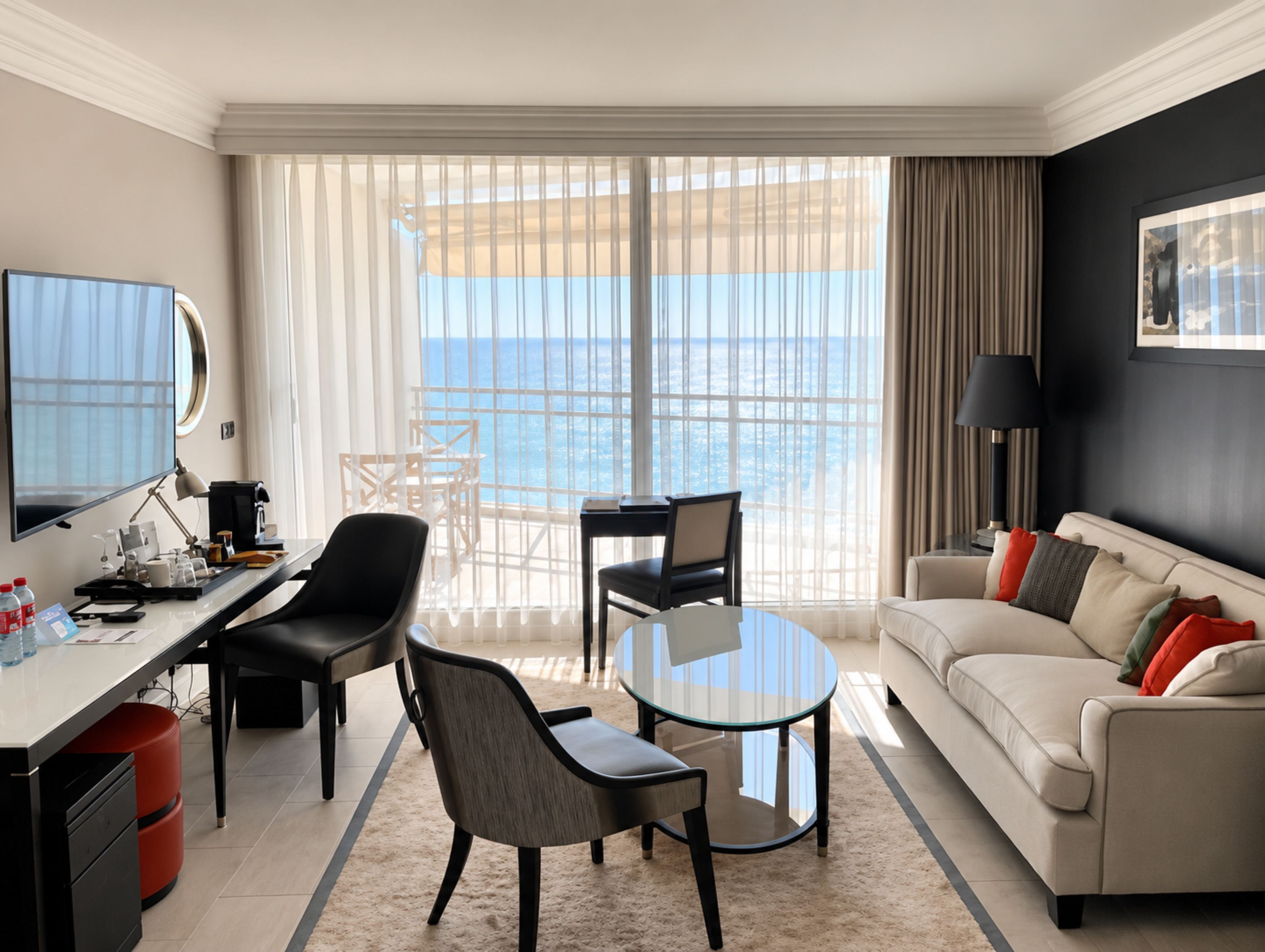 FAIRMONT RÉSIDENCE - Studio de luxe meublé en location avec vue sur la mer