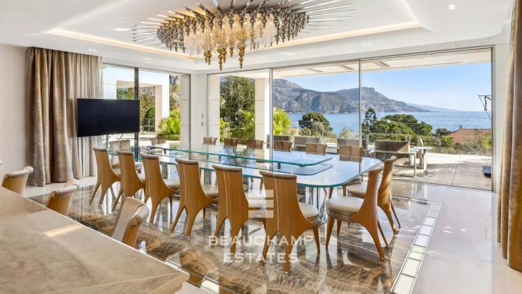Villa contemporaine 5 chambres avec vue mer piscine chauffée et jacuzzi - Saint-Jean-Cap-Ferrat