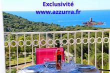 AGAY CAP ESTEREL LE HAMEAU SUPERBE 2 PIECES DERNIER ETAGE TERRASSE D'ANGLE