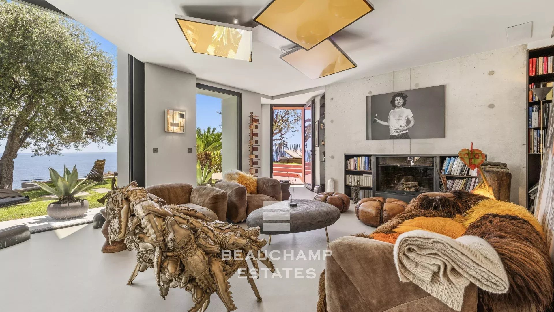 Villa contemporaine 5 chambres avec vue mer panoramique - Roquebrune-Cap-Martin