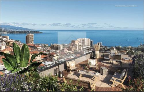 Appartement 4 pièces neuf avec vue mer à deux pas de Monte-Carlo
