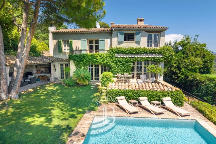 Saint-Paul-de-Vence – Propriété de charme avec vue panoramique au cœur d’un domaine sécurisé