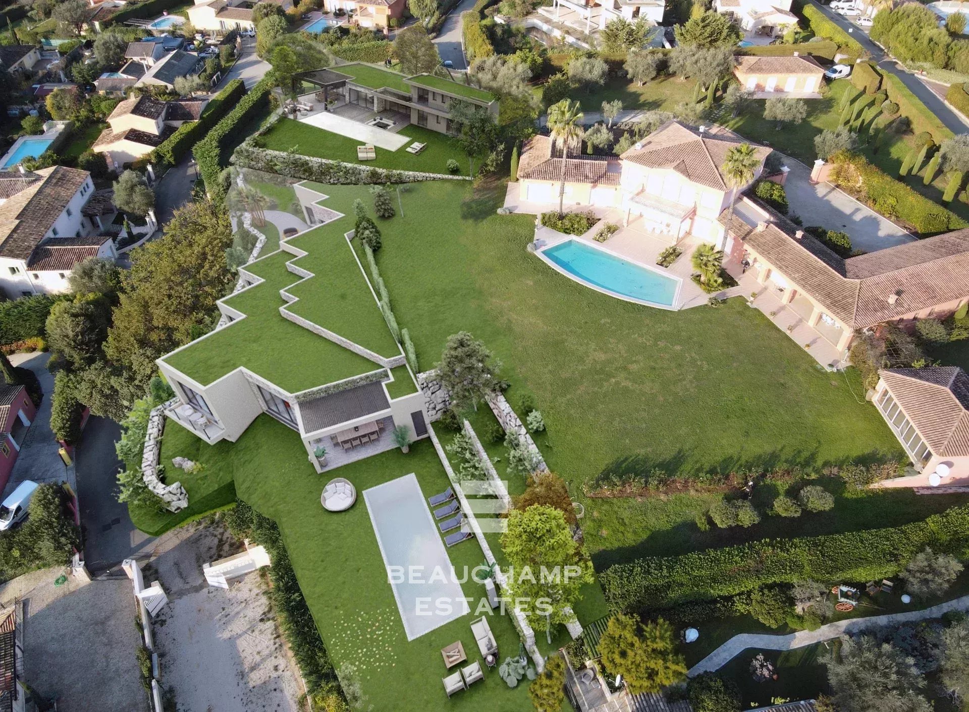 Terrain de 1 813 m² avec Vue Mer – Biot