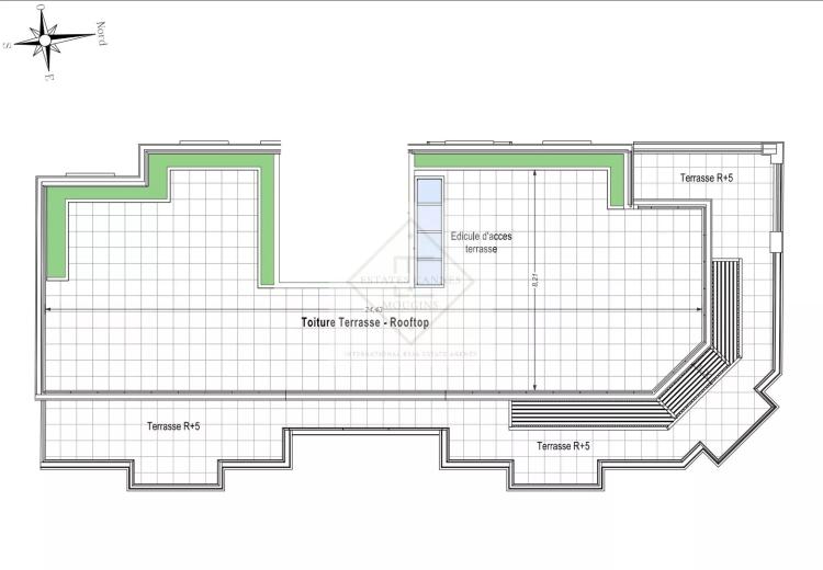 Juan-les-Pins – Rooftop 401 m² – terrasse 233 m²