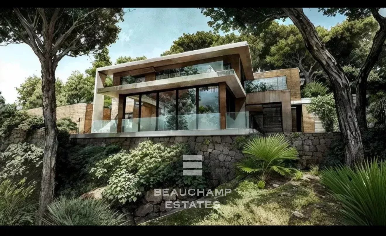 Villa provençale  4 chambres avec vue mer panoramique - Èze