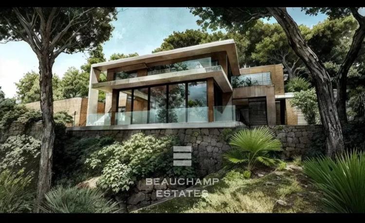 Villa provençale  4 chambres avec vue mer panoramique - Èze