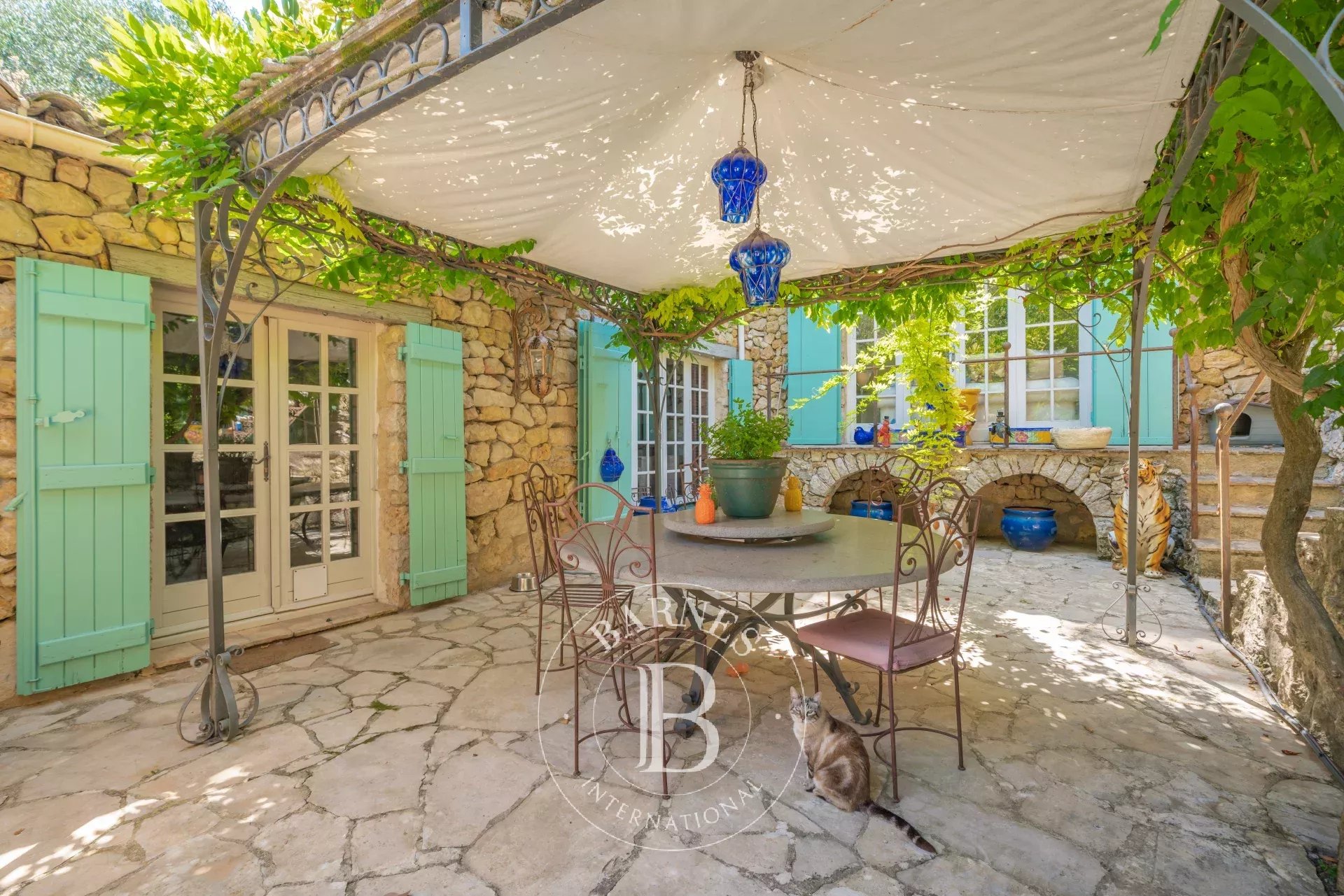 Opio - Superbe mas en pierre - Terrain de 6000 m2 avec piscine et jacuzzi à pied des commerces