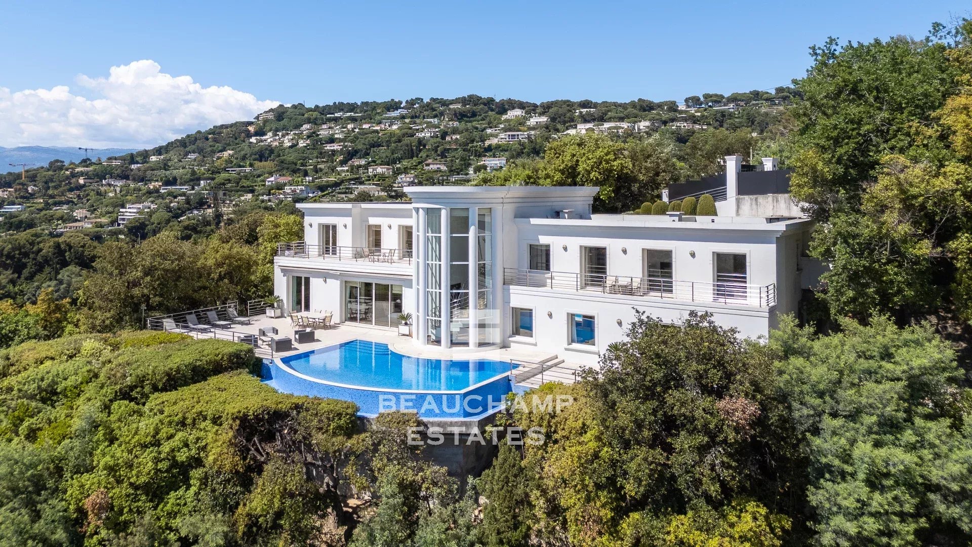 Cannes Californie - villa vue mer panoramique
