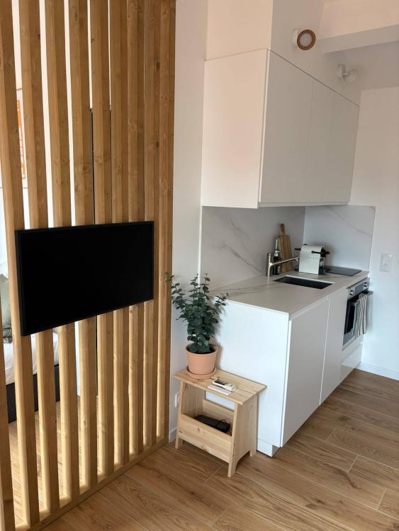 GRAND STUDIO MEUBLÉ RÉNOVÉ AVEC COIN NUIT ET VUE MER – BEAUSOLEIL