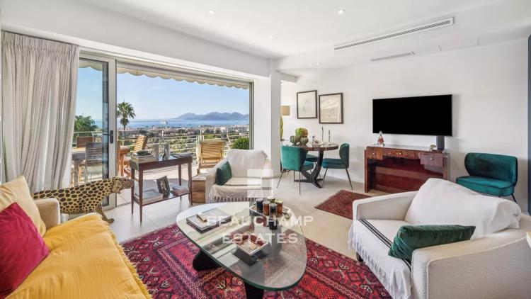 Appartement 3 pièces avec vue mer panoramique