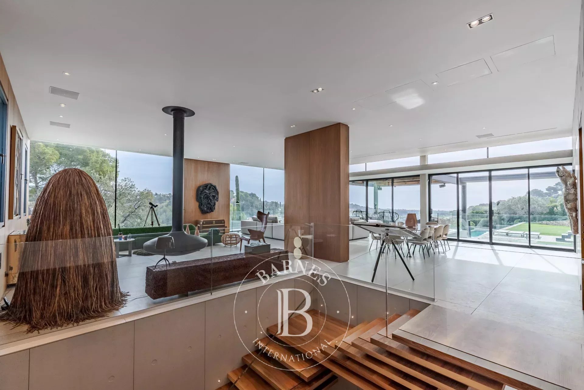 Entre Cannes et Nice - Domaine fermé - Contemporaine d’exception - Vue mer