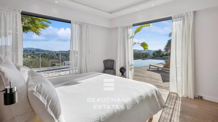 Villa contemporaine 3 chambres avec vue mer panoramique - Mougins