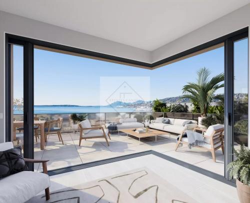 Penthouse neuf d’exception avec vue mer panoramique à Juan-les-Pins