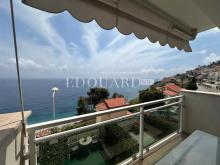 Bel studio à vendre avec terrasse couverte, magnifique vue mer panoramique et cave, exclusivité