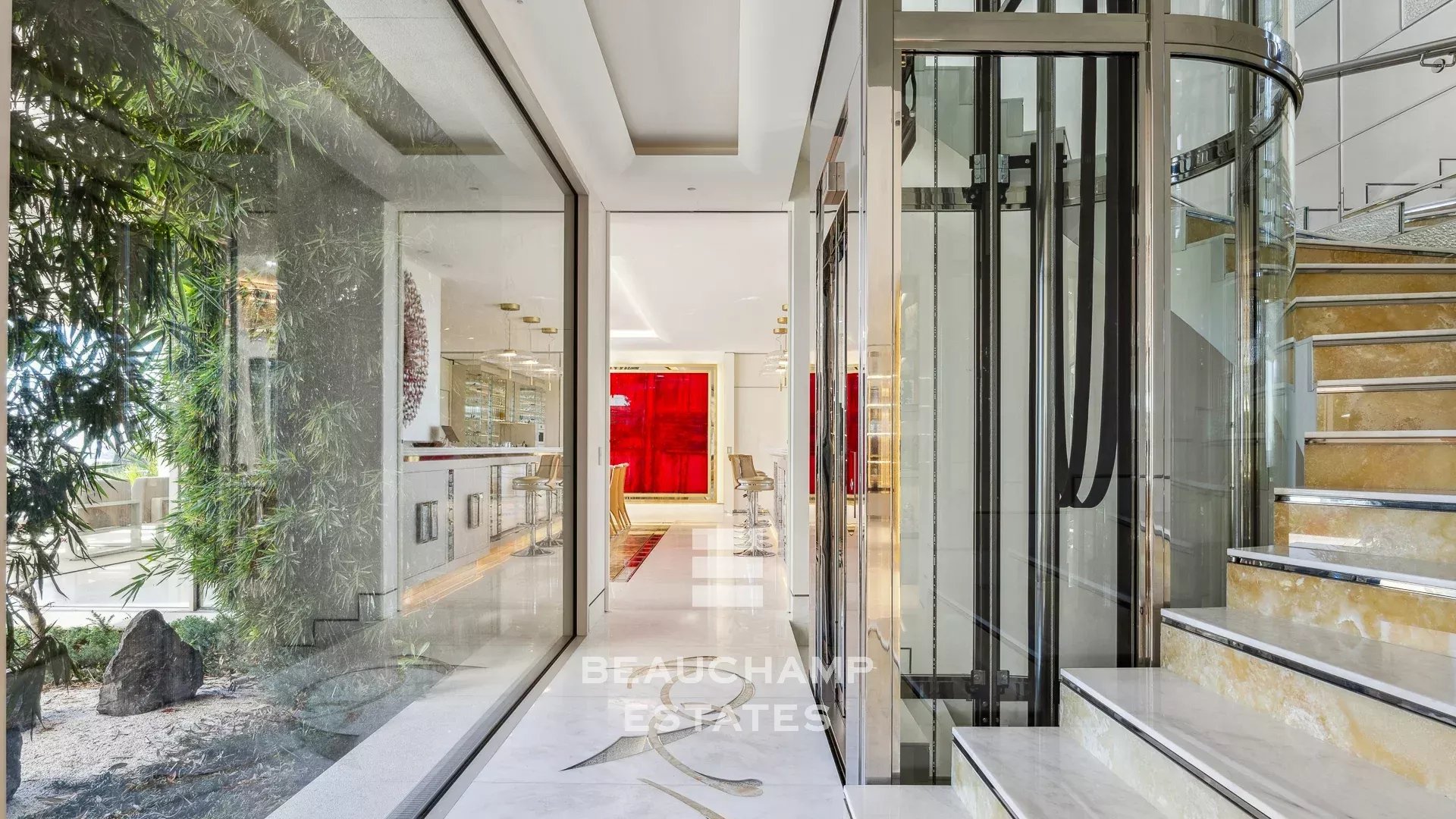 Villa contemporaine 5 chambres avec vue mer piscine chauffée et jacuzzi - Saint-Jean-Cap-Ferrat