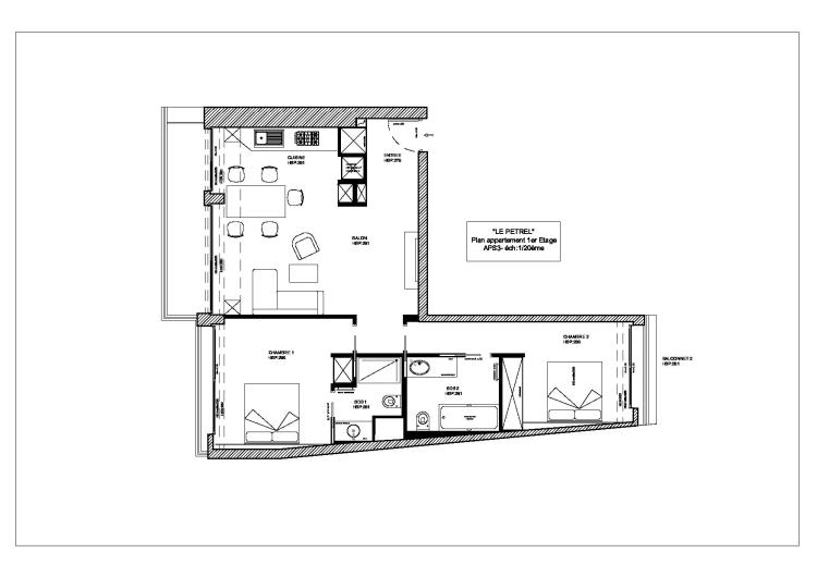 Bel appartement avec vue sur le port Hercule et le circuit de Formule 1