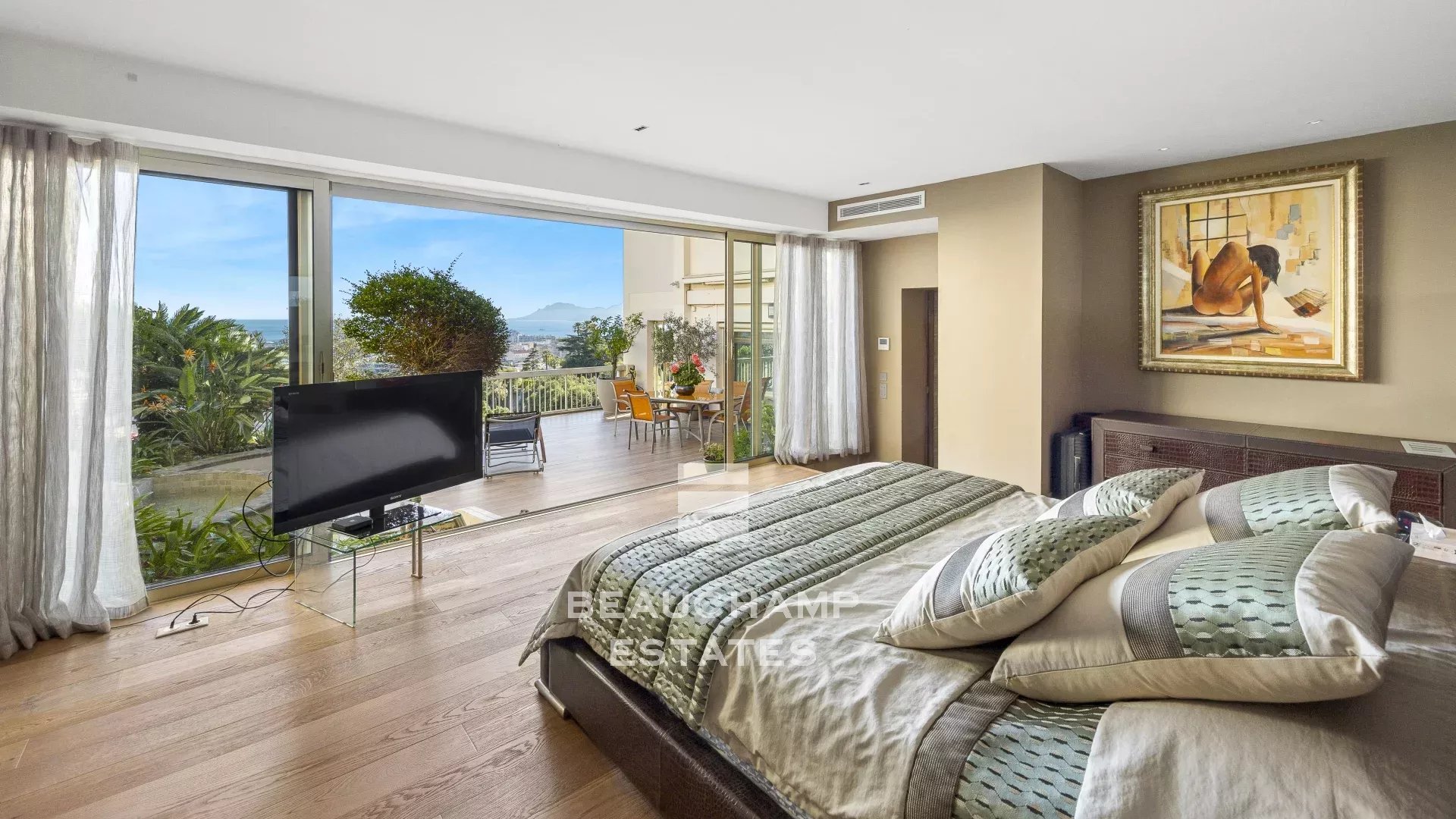Penthouse 4 chambres avec vue mer - Cannes Californie