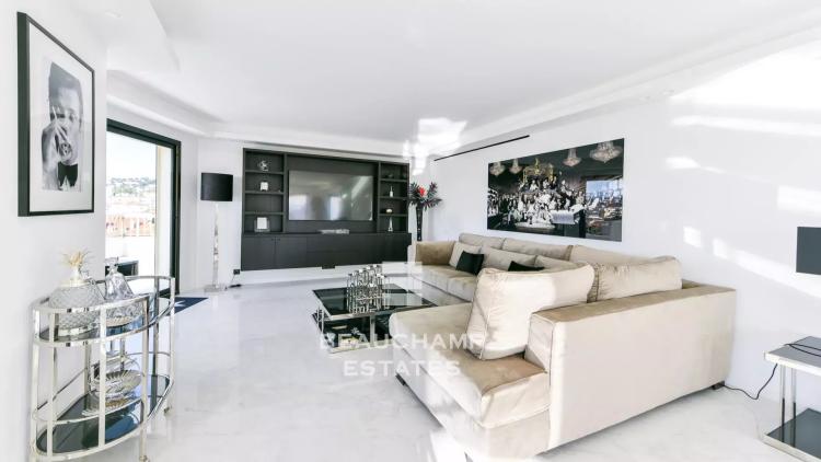 Penthouse 4 chambres en avec vue mer panoramique - Cannes Centre