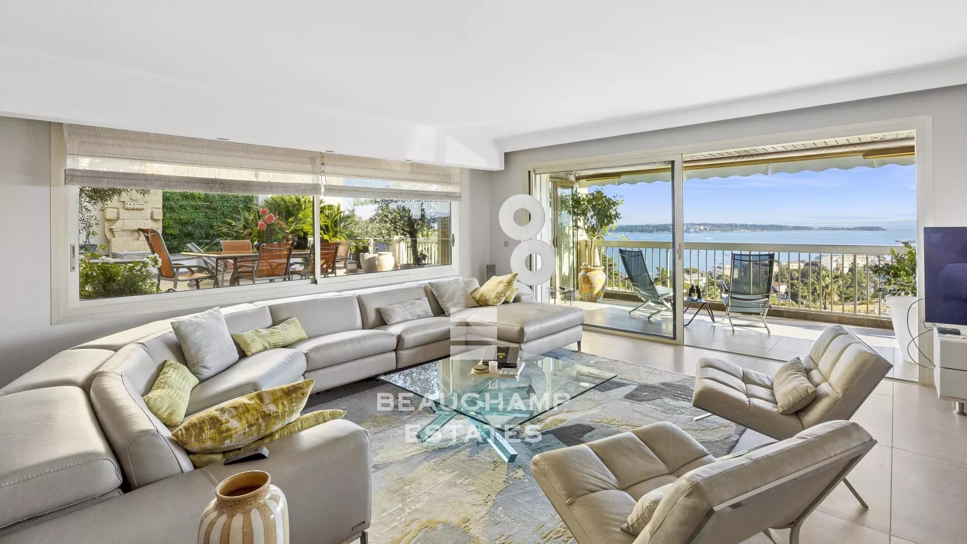 Penthouse 4 chambres avec vue mer - Cannes Californie