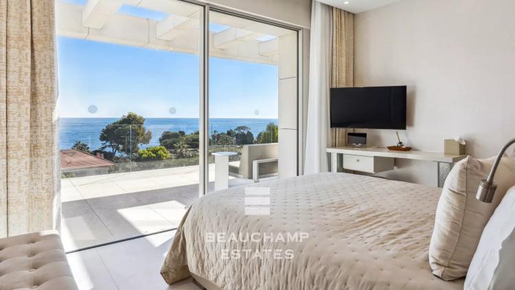 Villa contemporaine 5 chambres avec vue mer piscine chauffée et jacuzzi - Saint-Jean-Cap-Ferrat