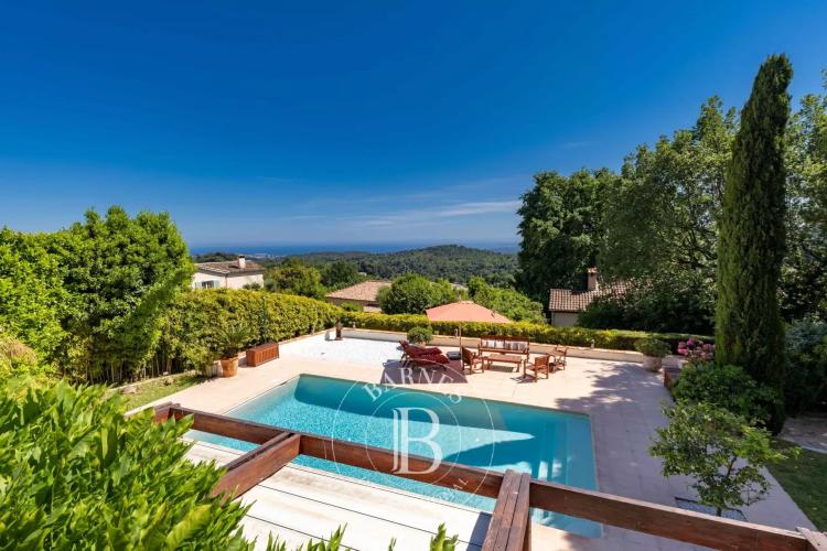 Vence – Propriété de prestige vue mer panoramique, piscine, centre-ville à pied