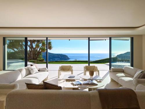 Villa contemporaine 6 chambres avec vue mer panoramique  – Saint-Jean-Cap-Ferrat