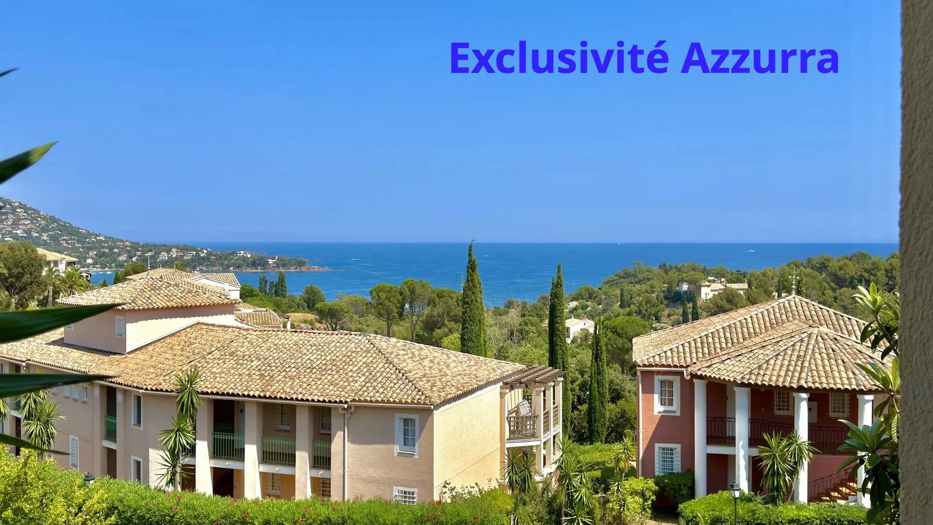 AGAY - CAP ESTEREL – Superbe 2 pièces avec vue d'exception sur la mer