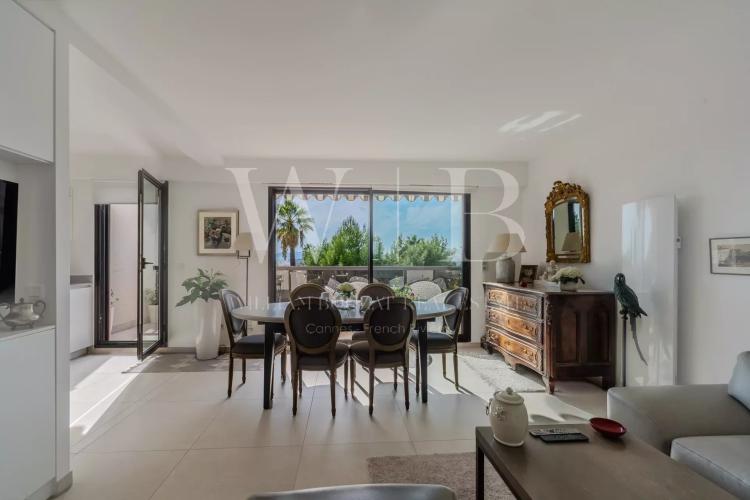 Cannes, le Parc Montrose - 3 pièces au dernier étage bénéficiant d'une vue mer et Estérel