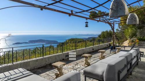 Villa provençale 4 chambres avec vue mer panoramique - Èze