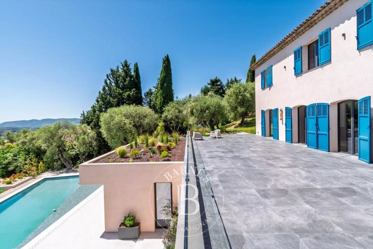 Grasse Saint-Jean - Bastide rénovée vue panoramique mer - 4 chambres