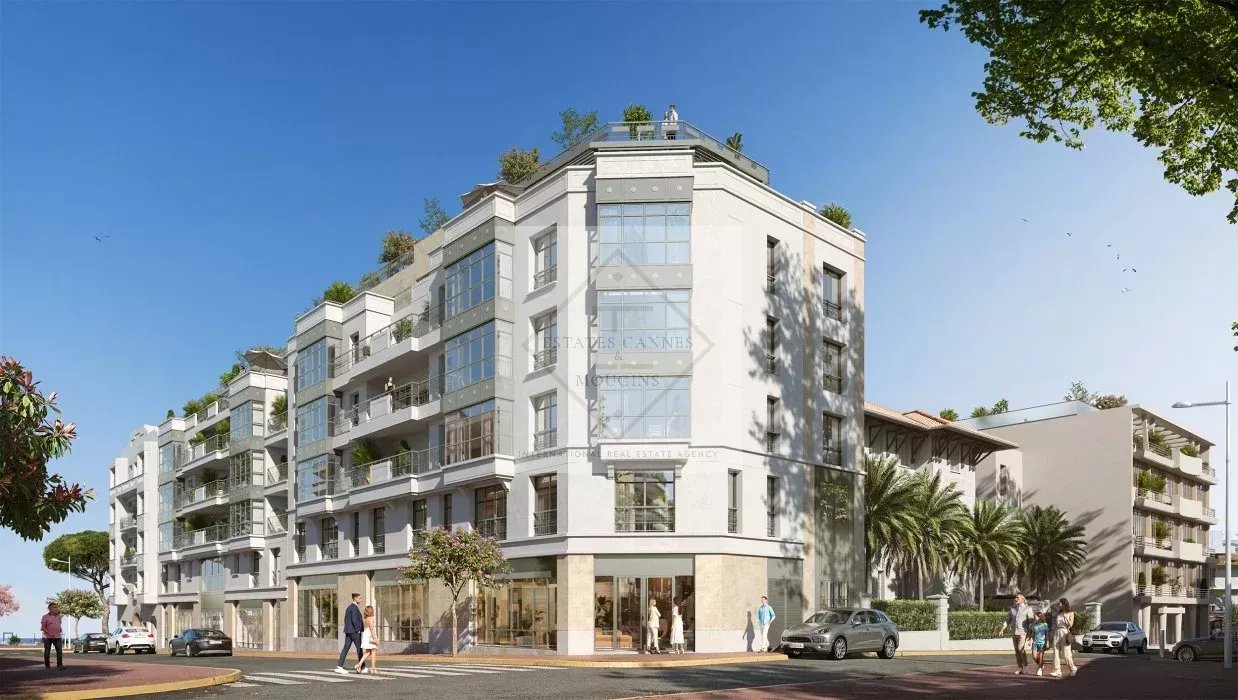 Juan-les-Pins – appartement neuf en première ligne face à la mer