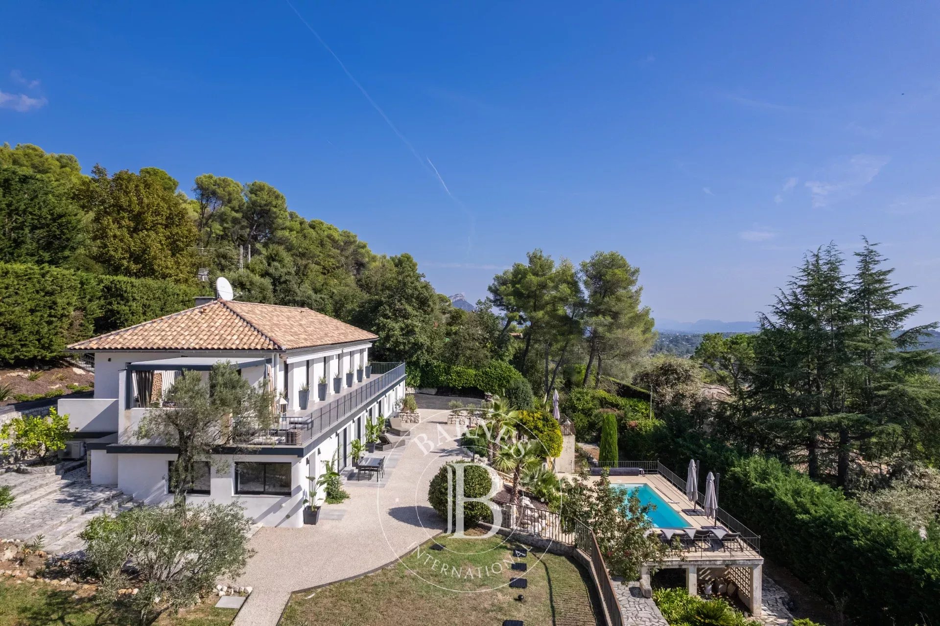 Villa contemporaine avec vue panoramique sur la Méditerranée - Tourrettes-sur-Loup