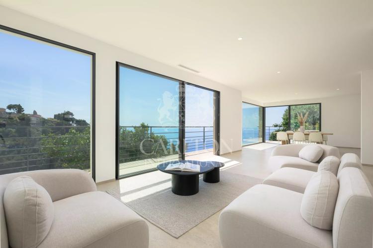 Villa contemporaine avec vue mer panoramique – Quartier du Serret, à quelques minutes de Monaco