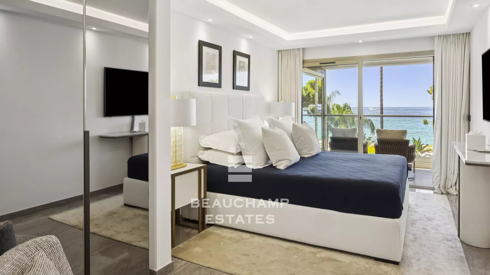 Appartement moderne avec vue mer panoramique - Croisette Cannes
