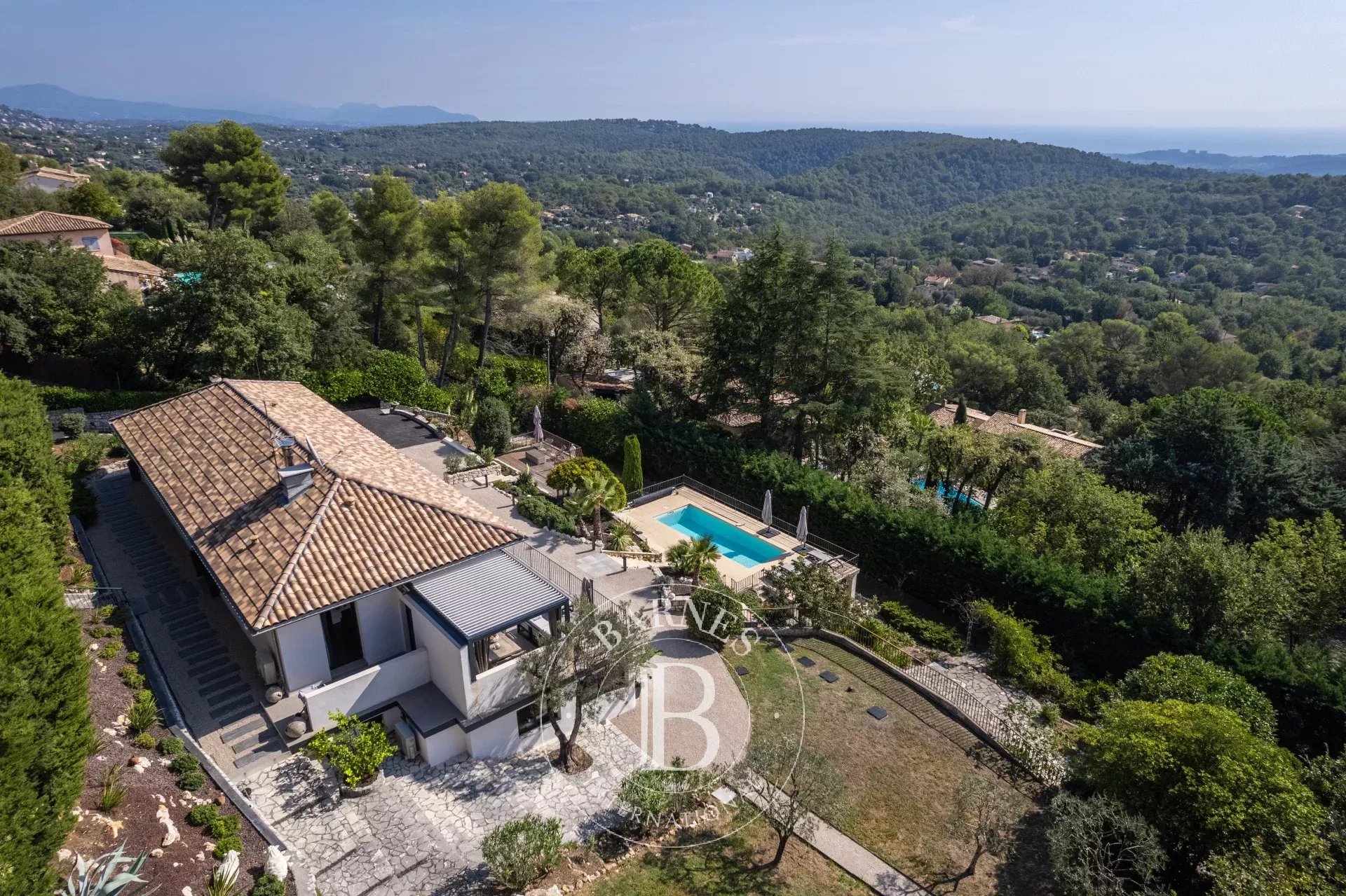 Villa contemporaine avec vue panoramique sur la Méditerranée - Tourrettes-sur-Loup