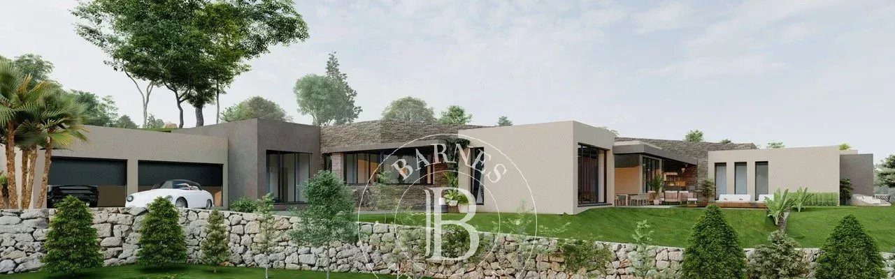 Biot - Terrain constructible 1798 m² - Vue mer époustouflante