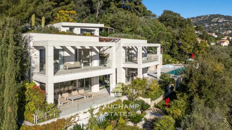 Villa contemporaine 5 chambres avec vue mer piscine chauffée et jacuzzi - Saint-Jean-Cap-Ferrat