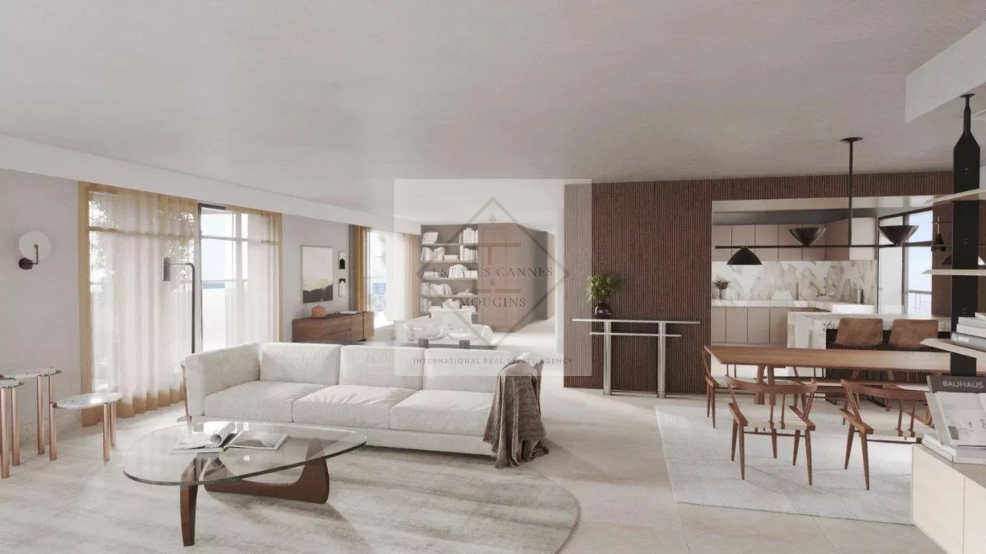 Juan-les-Pins – appartement neuf en première ligne face à la mer